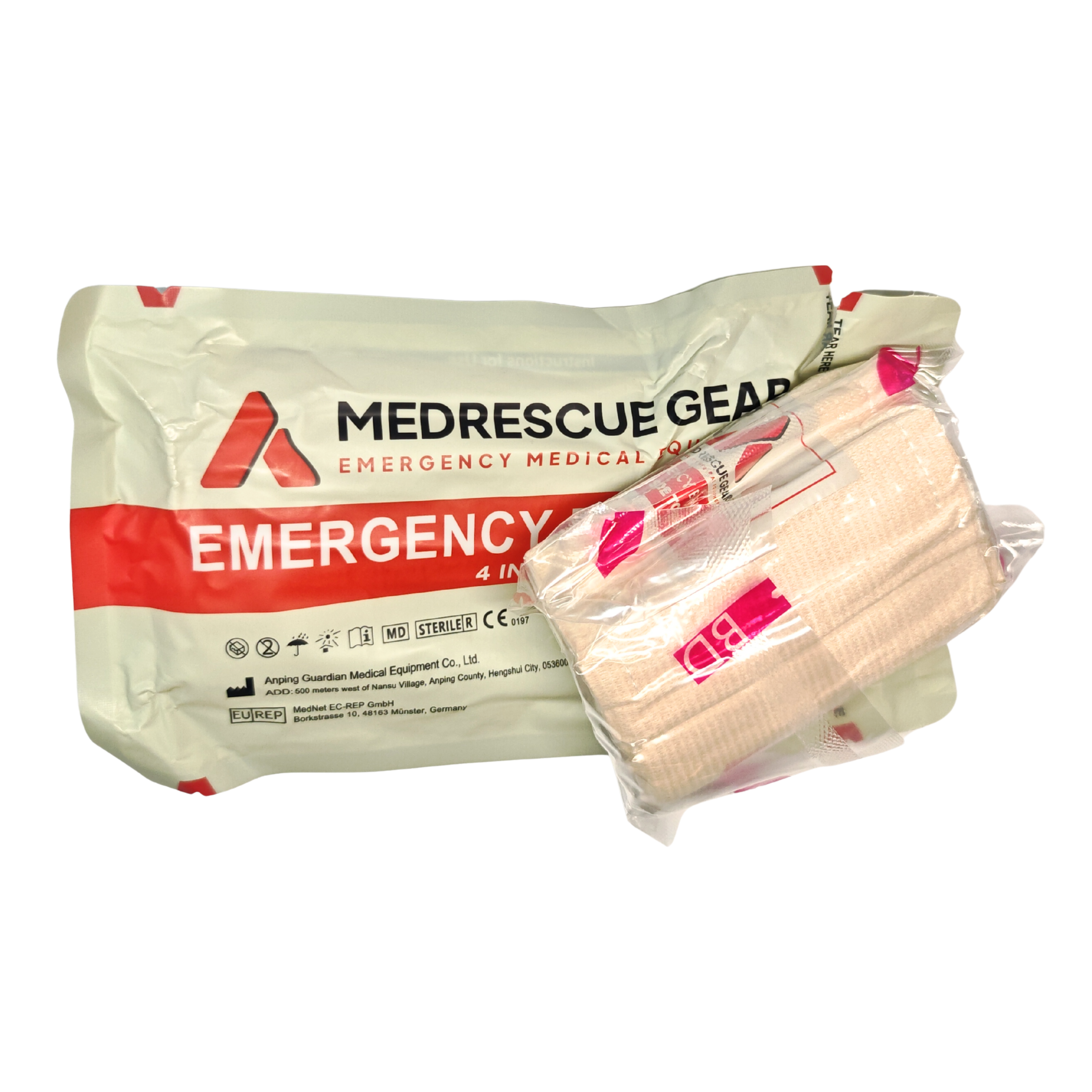 MRG Ensiside 4" helppokäyttöinen paineside - Medrescue Gear