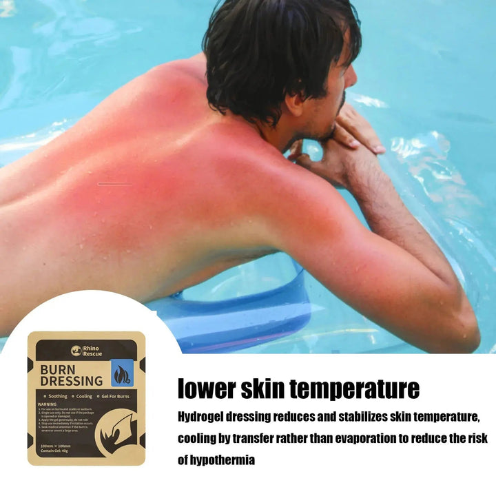 Burn Gel Kit – ensiapua palovammoihin missä tahansa - Medrescue Gear