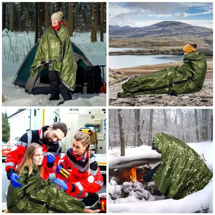 Emergency Bivy Bag | Hätäsuoja / pussi – Pidä lämpö sisällä, kylmä ulkona - Medrescue Gear