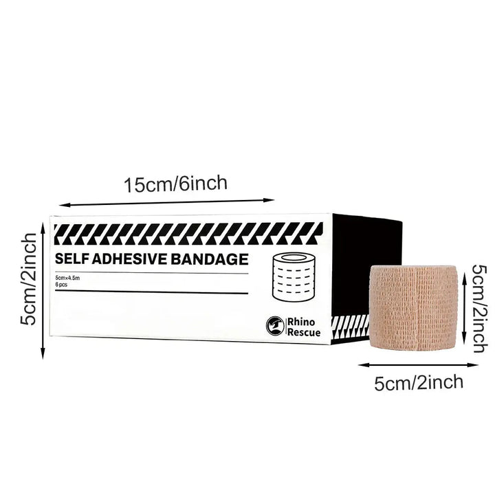 Kreppisidos - itsekiinnittyvä / elastinen 6rll pakkaus - Medrescue Gear