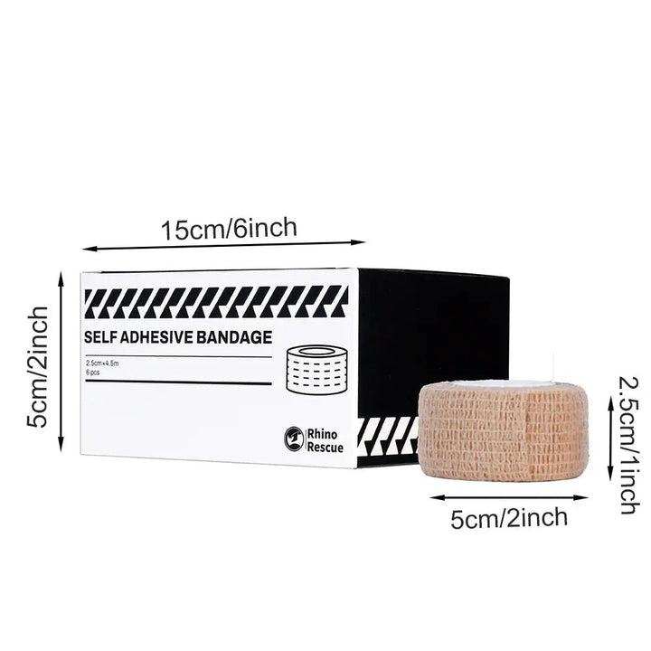 Kreppisidos - itsekiinnittyvä / elastinen 6rll pakkaus - Medrescue Gear