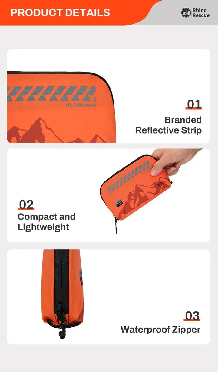 Ulkoilun Ensiapupakkaus I vedenpitävä I 180g | 38 osaa - Medrescue Gear