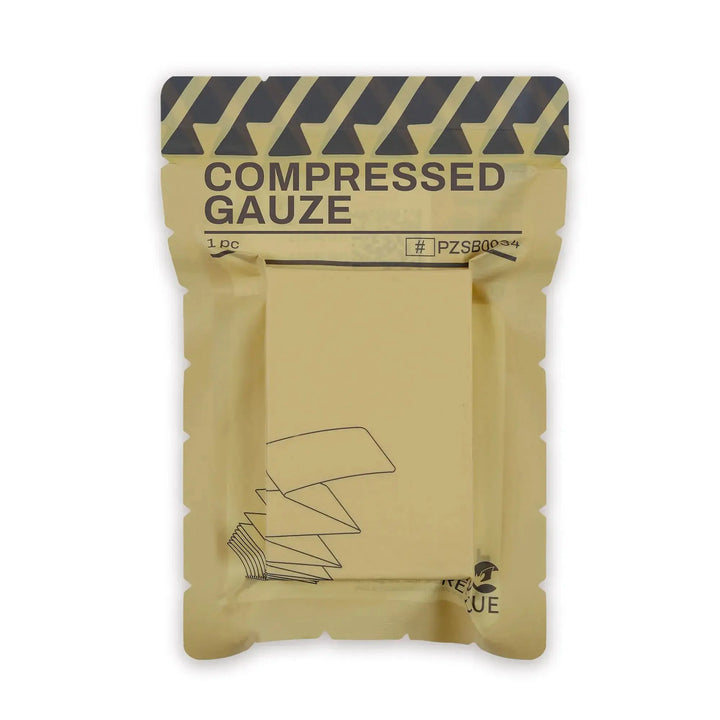 Rhino Rescue Compressed Gauze For Emergency Sterile Wound Dressing First Aid For Camping Hiking Medrescue Gear