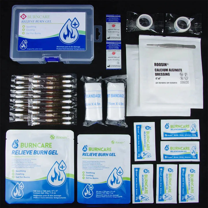 Sanke Rescue Burn Dressing Scald Burn Care Gel Sunburn Gel Cooling Soothing Cream Relieve Scalds Wound for IFAK First Aid KIT Medrescue Gear