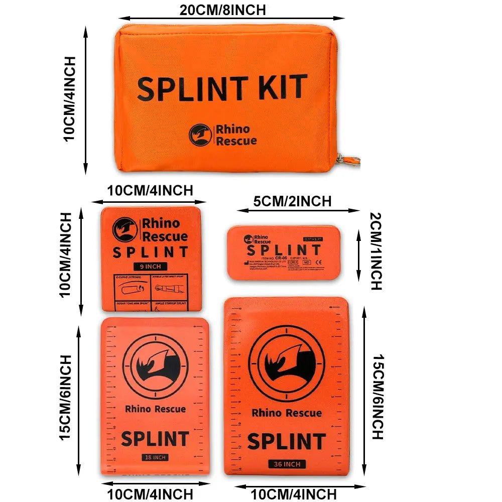 Alumiinilastasetti - 4kpl alumiinilastaa - Medrescue Gear
