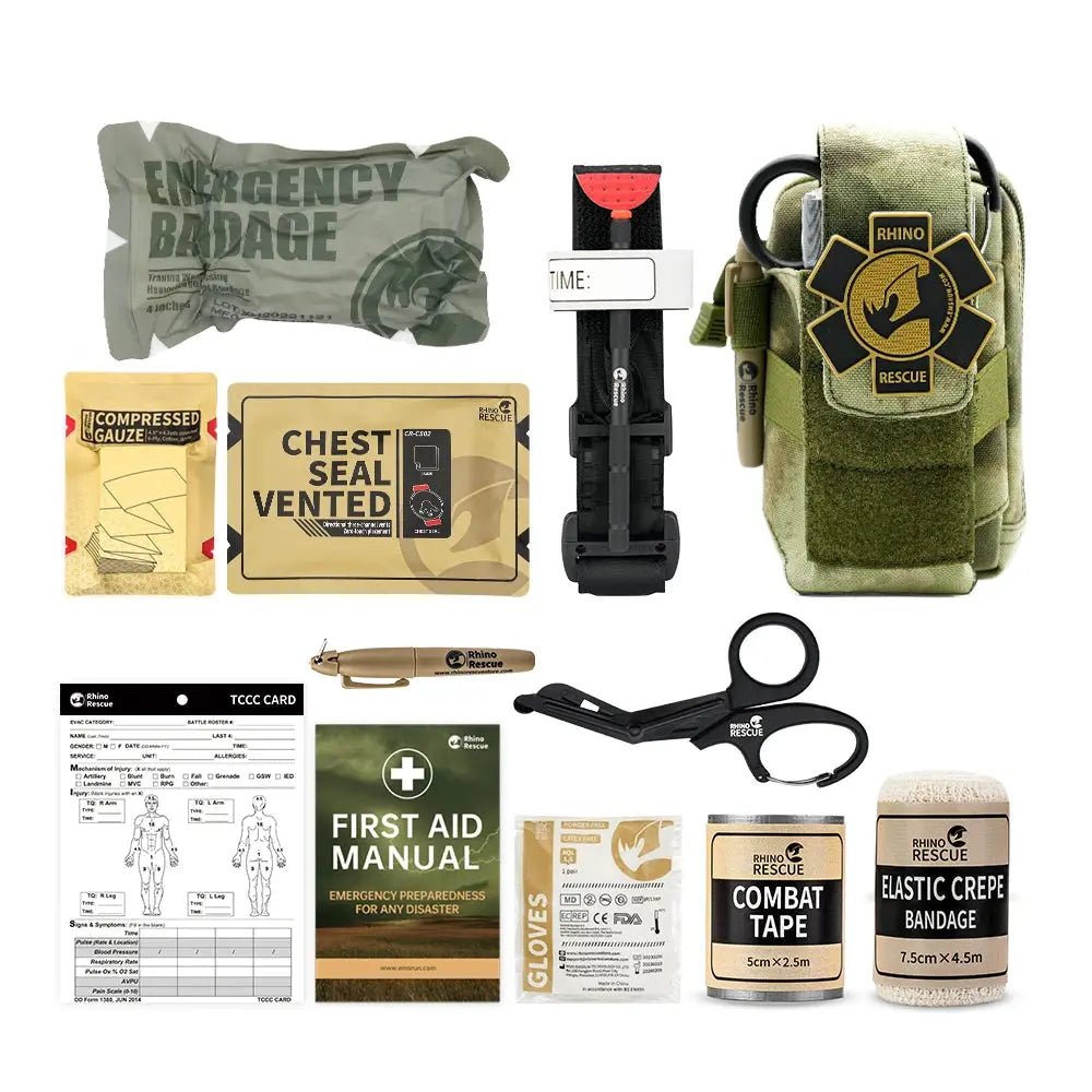 EDC IFAK | Kompakti ja tehokas ensiapupakkaus vaativiin tilanteisiin. - Medrescue Gear