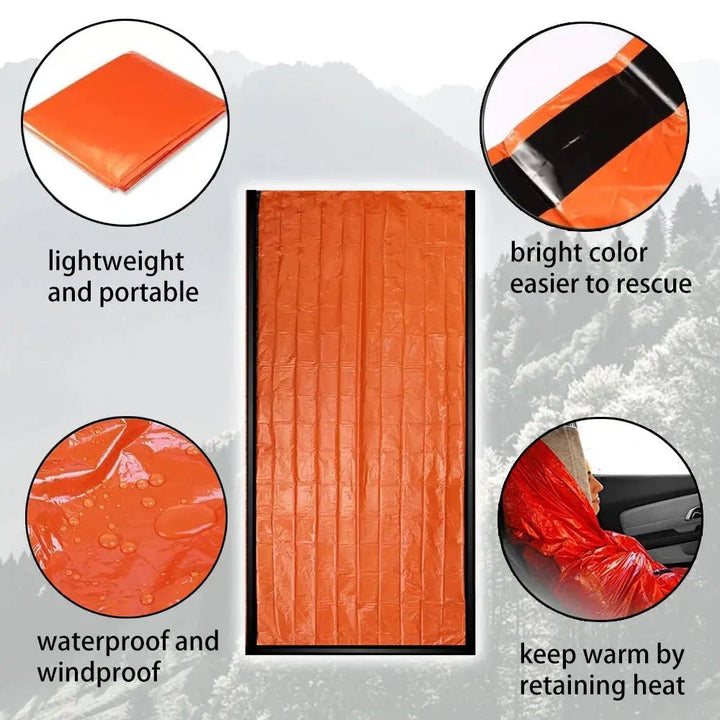 Emergency Bivy Bag | Hätäsuoja / pussi – Pidä lämpö sisällä, kylmä ulkona - Medrescue Gear
