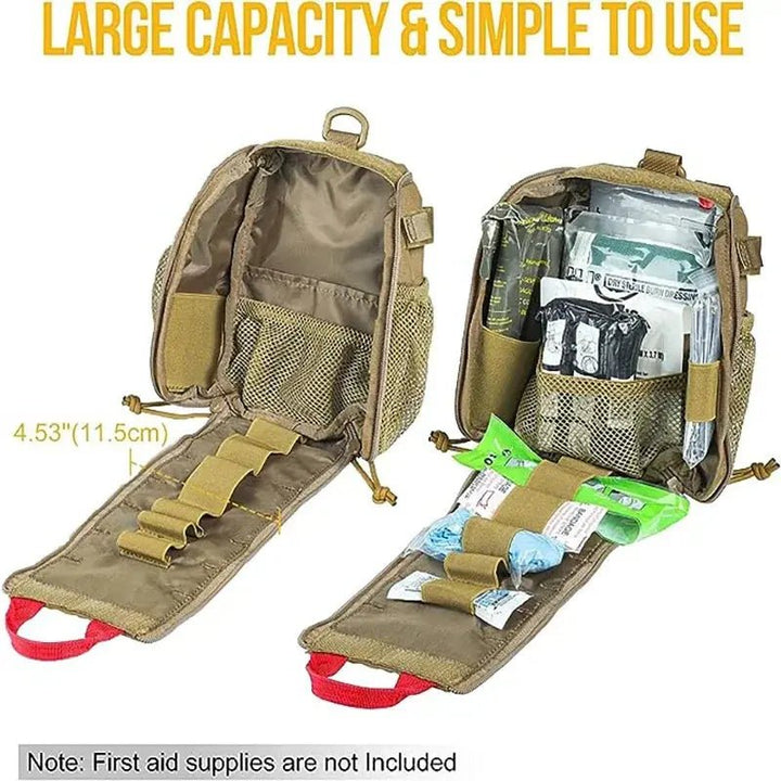 FOXTROT ALPHA IFAK - L kokoinen tyhjä Molle - tasku - Medrescue Gear