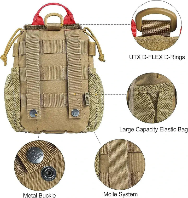 FOXTROT ALPHA IFAK - L kokoinen tyhjä Molle - tasku - Medrescue Gear