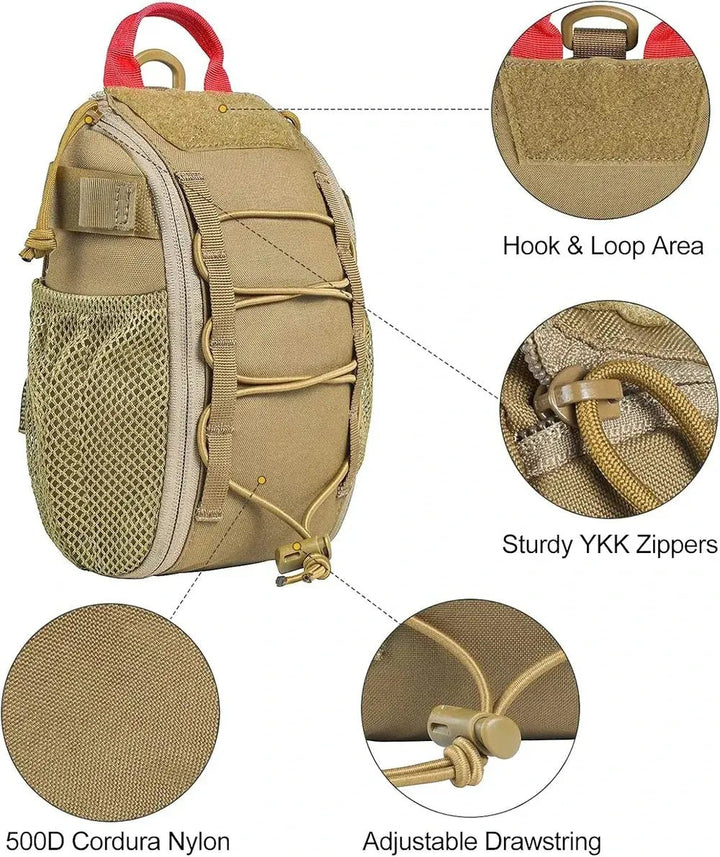FOXTROT ALPHA IFAK - L kokoinen tyhjä Molle - tasku - Medrescue Gear