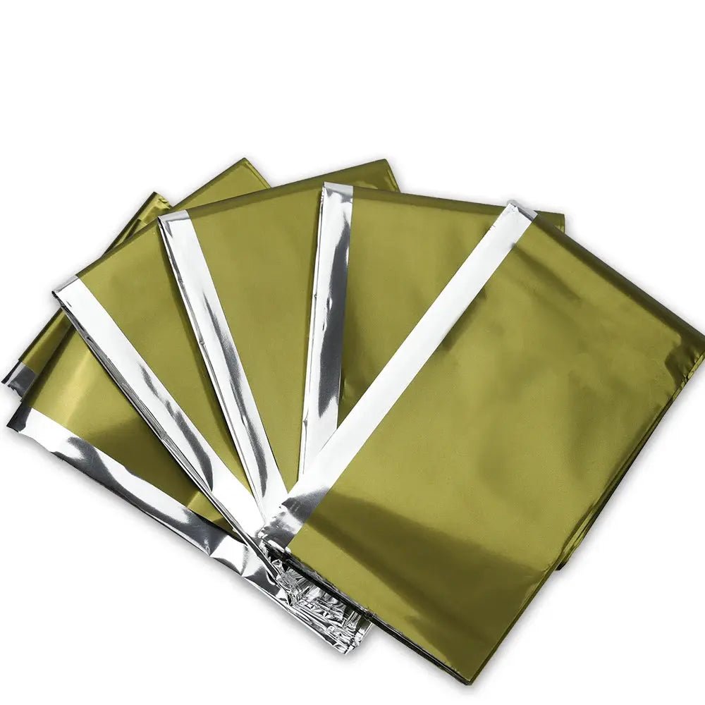 Hätäpeitto 1.6 x 2.1m | Military Green tai Silver | 1 tai 5kpl