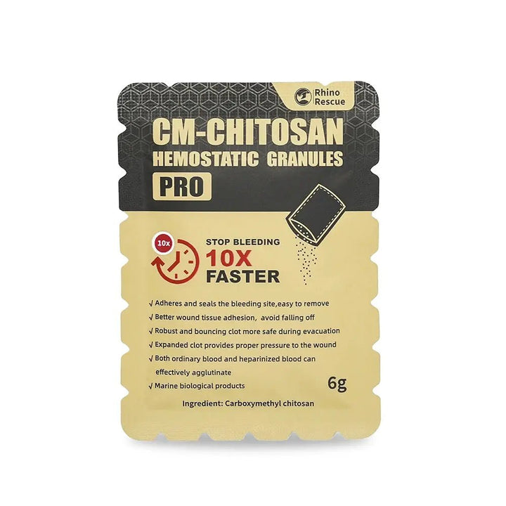Hemostaattirae I CM - Chitosan PRO I Injektorit ja rakeet 6 - 15g - Medrescue Gear