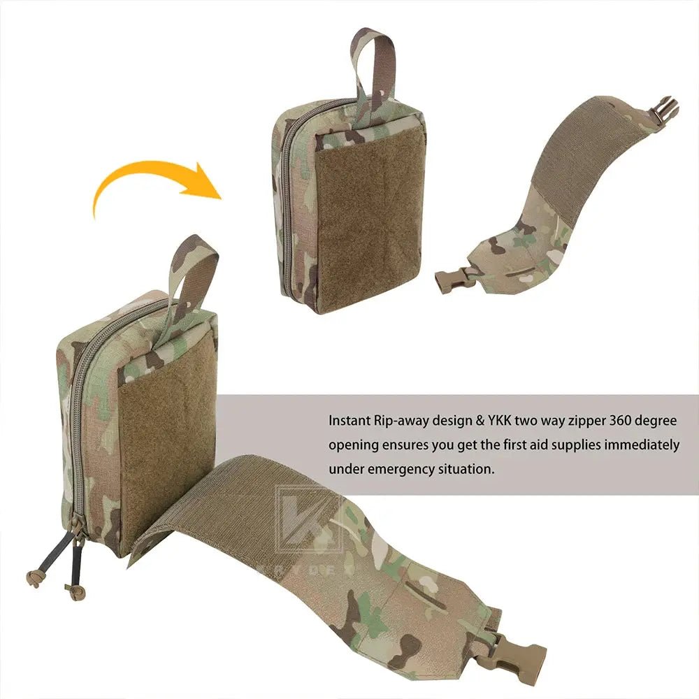 Huippulaatuinen KRYDEX Tactical Rip Away IFAK - tasku | kaksi mallia - Medrescue Gear