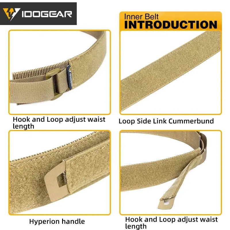 IDOGEAR Taktinen MOLLE - Vyö - Medrescue Gear