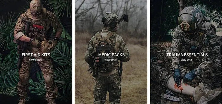 IFAK QF - 002M G | Ensiapupakkaus vaativiin tilanteisiin - Medrescue Gear