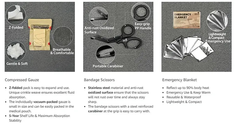 IFAK - täyttöpakkaus - Medrescue Gear
