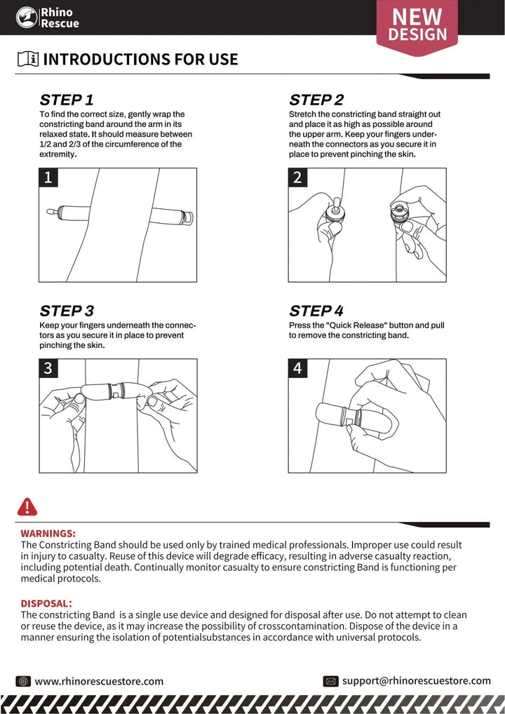 IV Constricting Band – Staassi | Koot M/ L - Medrescue Gear