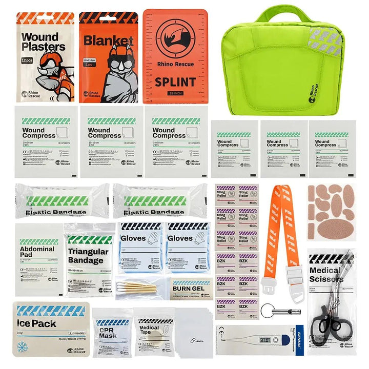 Outdoor Camping - ensiapupakkaus I Vettähylkivä I 38 osainen - Medrescue Gear