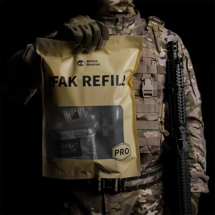 Traumapakkaus - IFAK - täyttöpakkaus | 4 eri kokoa - Medrescue Gear