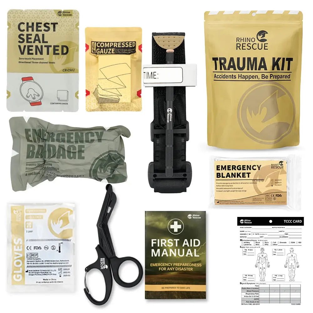 Traumapakkaus - IFAK - täyttöpakkaus | 4 eri kokoa - Medrescue Gear