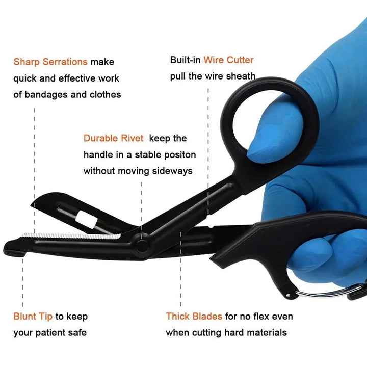 Traumasakset – 18,5 cm | Ruostumaton | 2/4kpl - Medrescue Gear