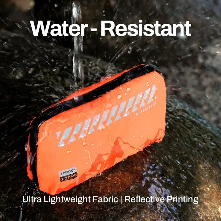 Ulkoilun Ensiapupakkaus I vedenpitävä I 180g | 38 osaa - Medrescue Gear